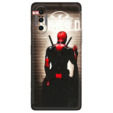 POCO Phone Skins (All Models) - Deadpool - 3D Embossed Finish (L-56) Poco F3 GT (5G)