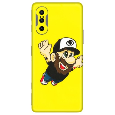 POCO Phone Skins (All Models) - Flying Beardo - 3D Embossed Finish (L-60) Poco F3 GT (5G)