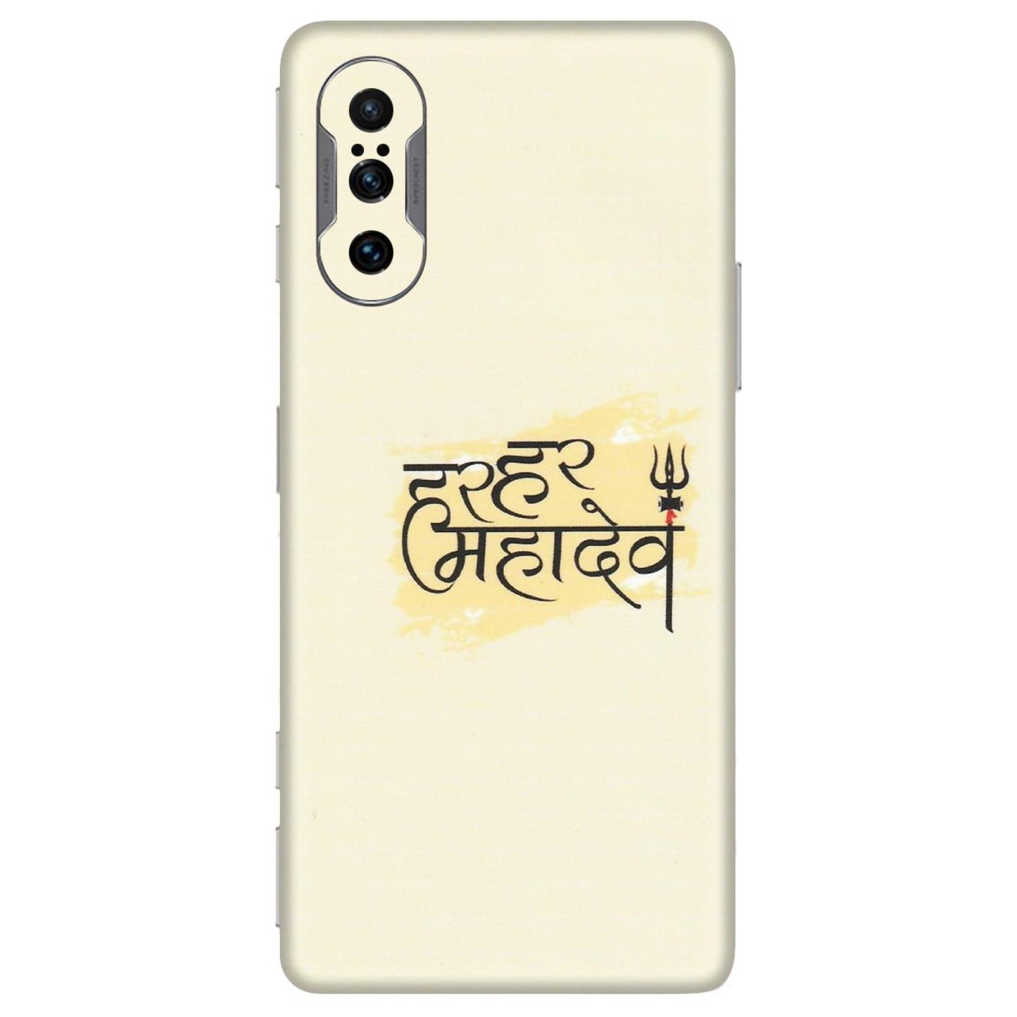 POCO Phone Skins (All Models) - Har Har Mahadev - Matte Finish (M-10) Poco F3 GT (5G)