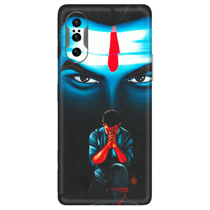 POCO Phone Skins (All Models) - Mahakal Bhakt - Matte Finish (M-112) Poco F3 GT (5G)
