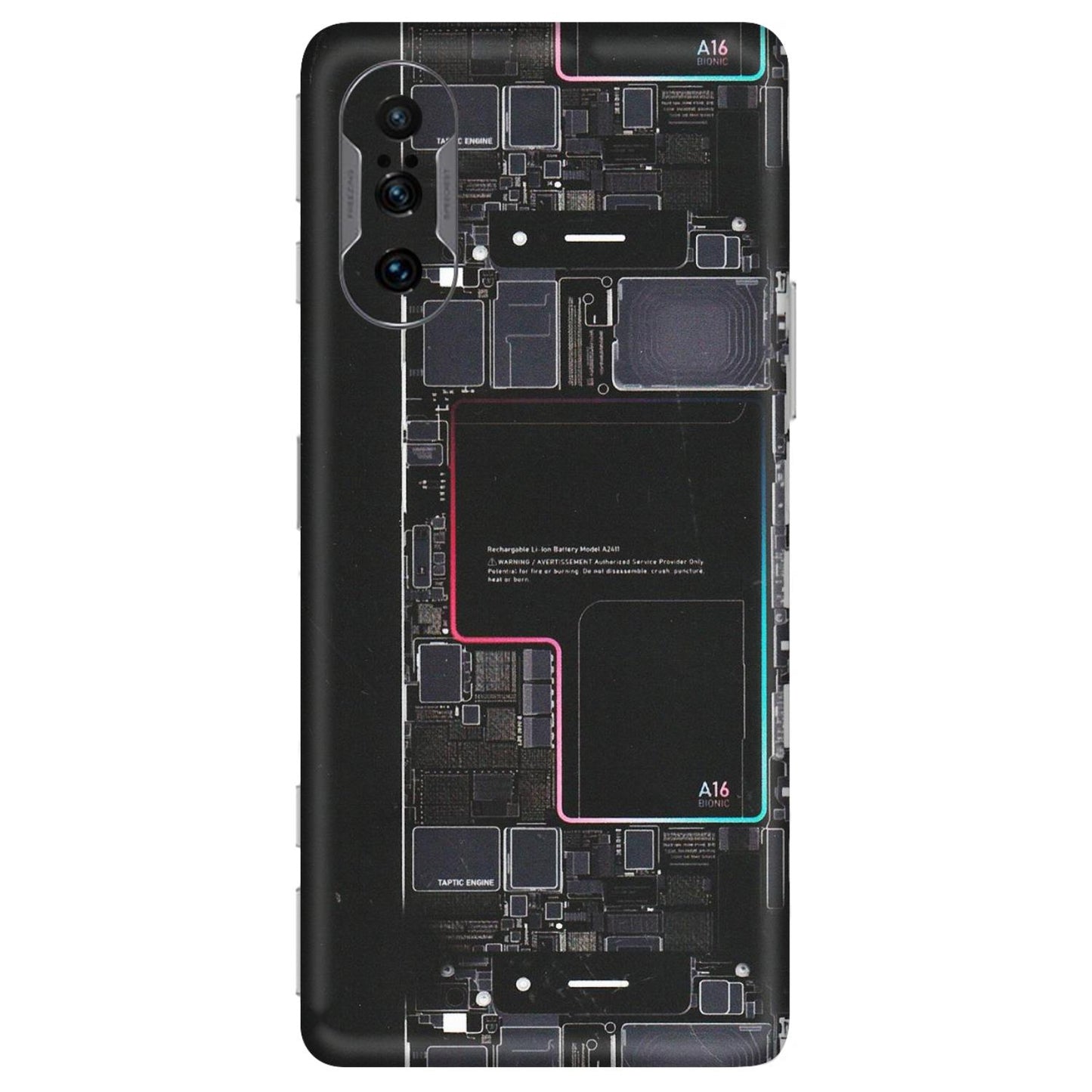 POCO Phone Skins (All Models) - Motherboard Circuit Layout - Matte Finish (M-117) Poco F3 GT (5G)