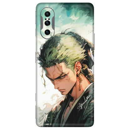 POCO Phone Skins (All Models) - New Roronoa Zoro One Picece Anime - Matte Finish (M-140) Poco F3 GT (5G)