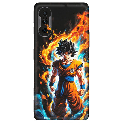 POCO Phone Skins (All Models) - Goku Transformation Anime - Matte Finish (M-159) Poco F3 GT (5G)