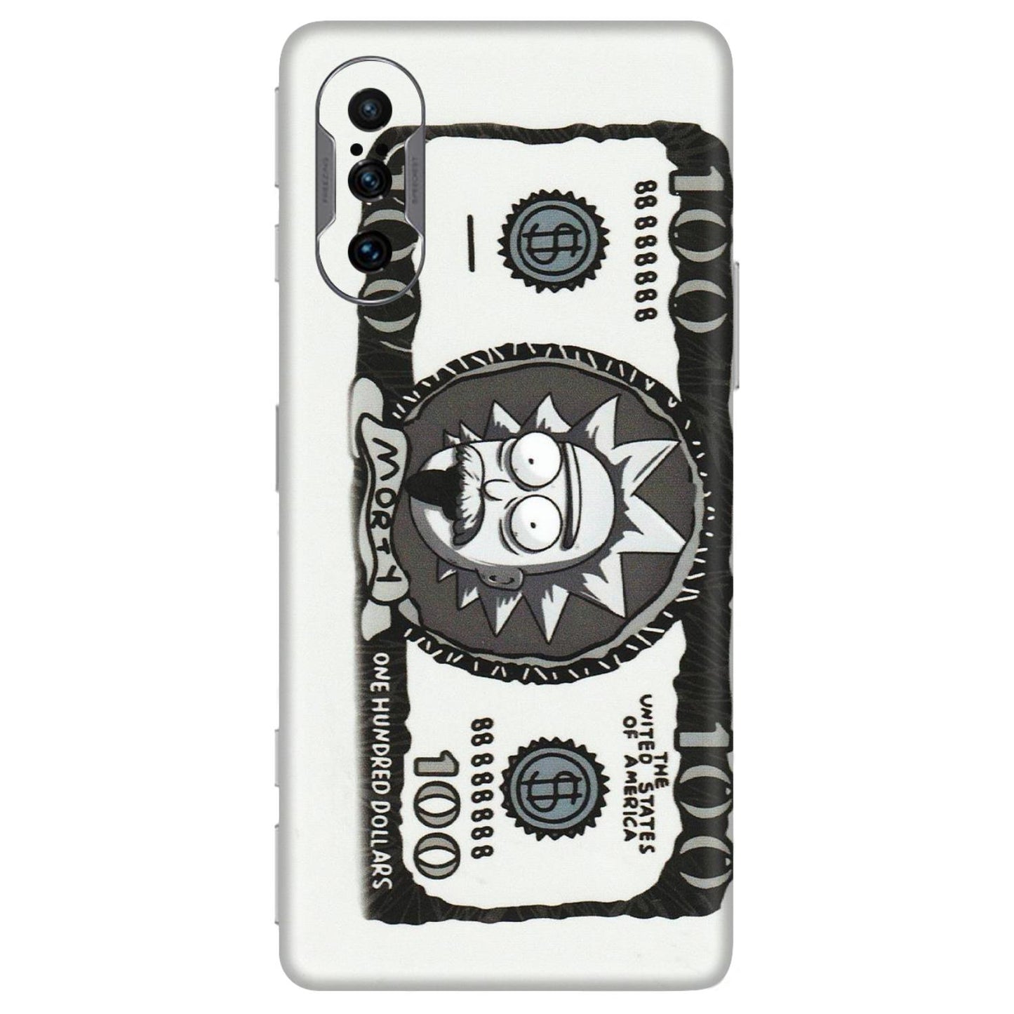 POCO Phone Skins (All Models) - Rick And Morty Hundred Dollar Anime - Matte Finish (M-161) Poco F3 GT (5G)