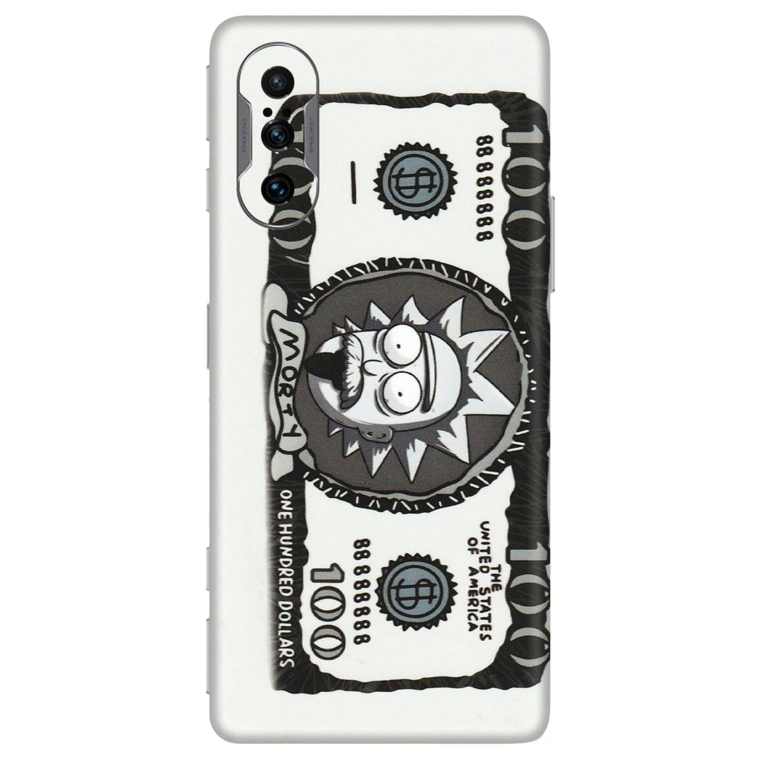 POCO Phone Skins (All Models) - Rick And Morty Hundred Dollar Anime - Matte Finish (M-161) Poco F3 GT (5G)