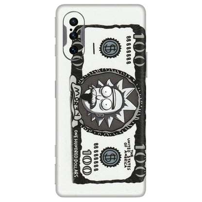 POCO Phone Skins (All Models) - Rick And Morty Hundred Dollar Anime - Matte Finish (M-161) Poco F3 GT (5G)