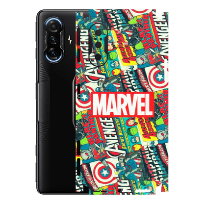 POCO Phone Skins (All Models) - Marvel Comic Lover - Matte Finish (M-30) Poco F3 GT (5G)