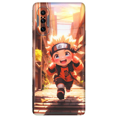 POCO Phone Skins (All Models) - Naruto Cute Toon Running - Matte Finish (M-04) Poco F3 GT (5G)