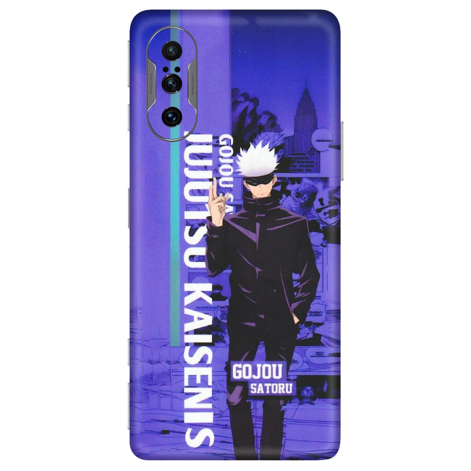 POCO Phone Skins (All Models) - Jujutsu Kaisen Gojo - Matte Finish (M-05) Poco F3 GT (5G)