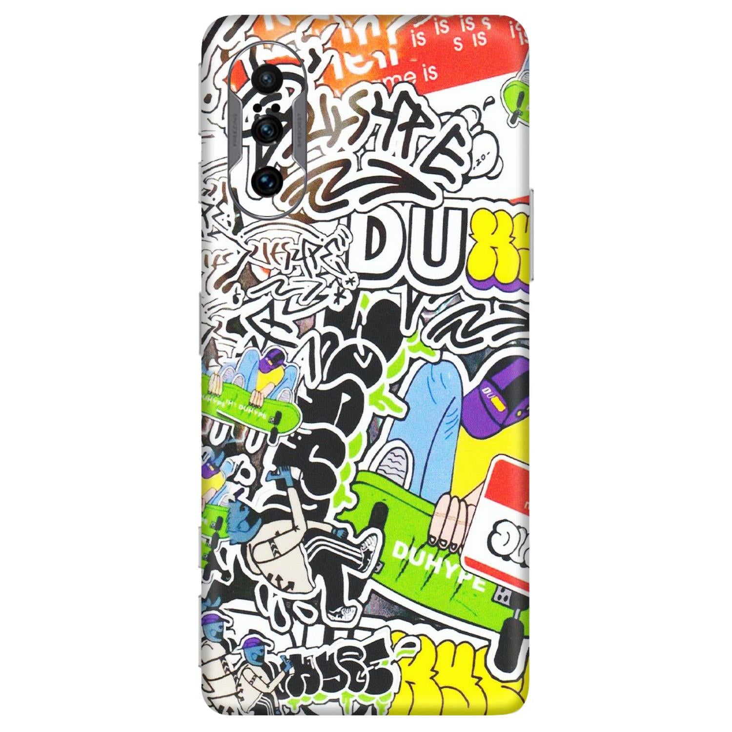 POCO Phone Skins (All Models) - Dope Graffiti - Matte Finish (M-61) Poco F3 GT (5G)