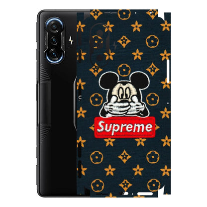 POCO Phone Skins (All Models) - Mickey Supreme - Matte Finish (M-83) Poco F3 GT (5G)