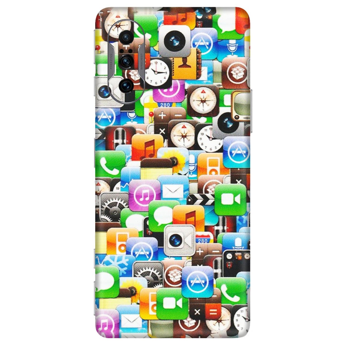 POCO Phone Skins (All Models) - All Apple Icons - Matte Finish (M-93) Poco F3 GT (5G)