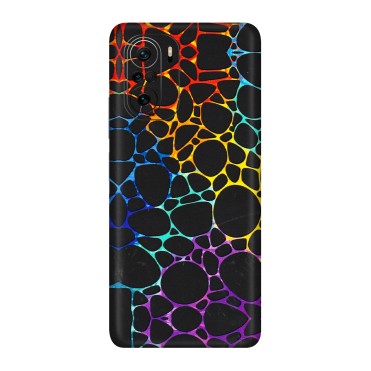 POCO Phone Skins (All Models) - Abstract Art MultiColour - 3D Embossed Finish (L-133) Poco F3