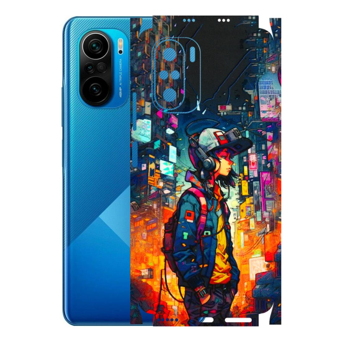 POCO Phone Skins (All Models) - Street Anime Guy - 3D Embossed Finish (L-158) Poco F3