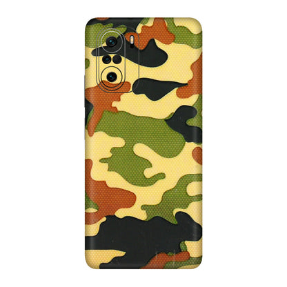 POCO Phone Skins (All Models) - Indian Military - 3D Embossed Finish (L-234) Poco F3