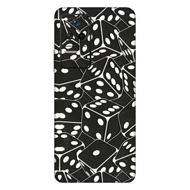 POCO Phone Skins (All Models) - Big Black Dices - 3D Embossed Finish (L-106) Poco F4 (5G)