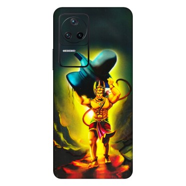 POCO Phone Skins (All Models) - Hanuman Ji - 3D Embossed Finish (L-128) Poco F4 (5G)