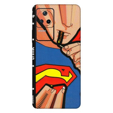 POCO Phone Skins (All Models) - Superman Sutta - 3D Embossed Finish (L-130) Poco F4 (5G)