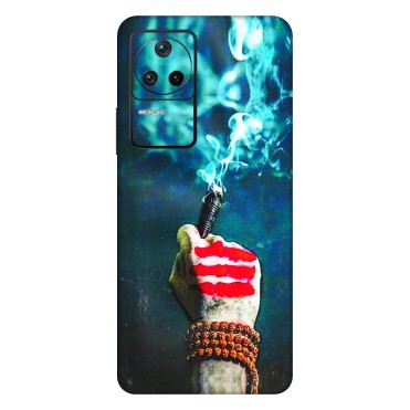 POCO Phone Skins (All Models) - Mahadev Bhakt - 3D Embossed Finish (L-146) Poco F4 (5G)