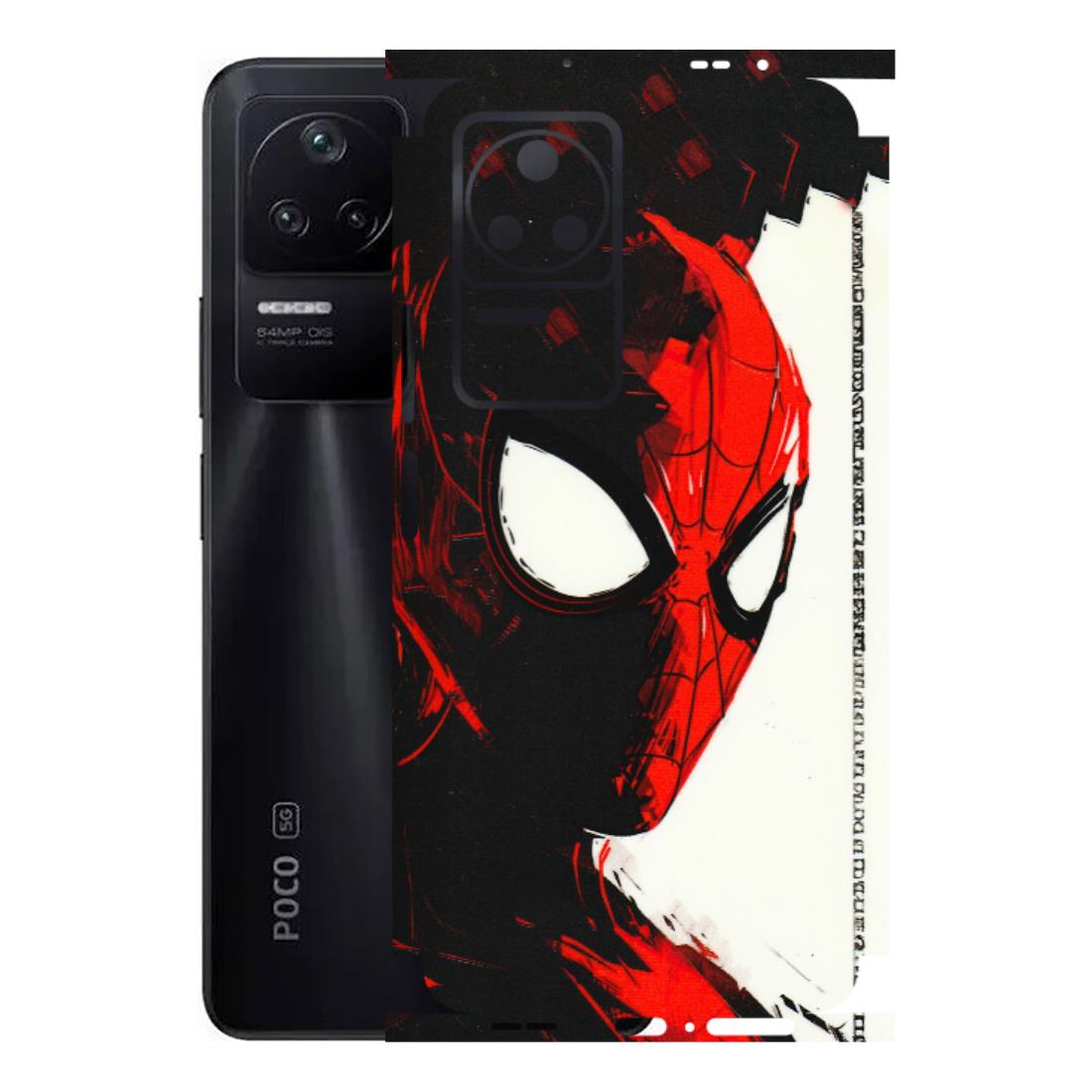 POCO Phone Skins (All Models) - Spiderman Killer Face - 3D Embossed Finish (L-17) Poco F4 (5G)