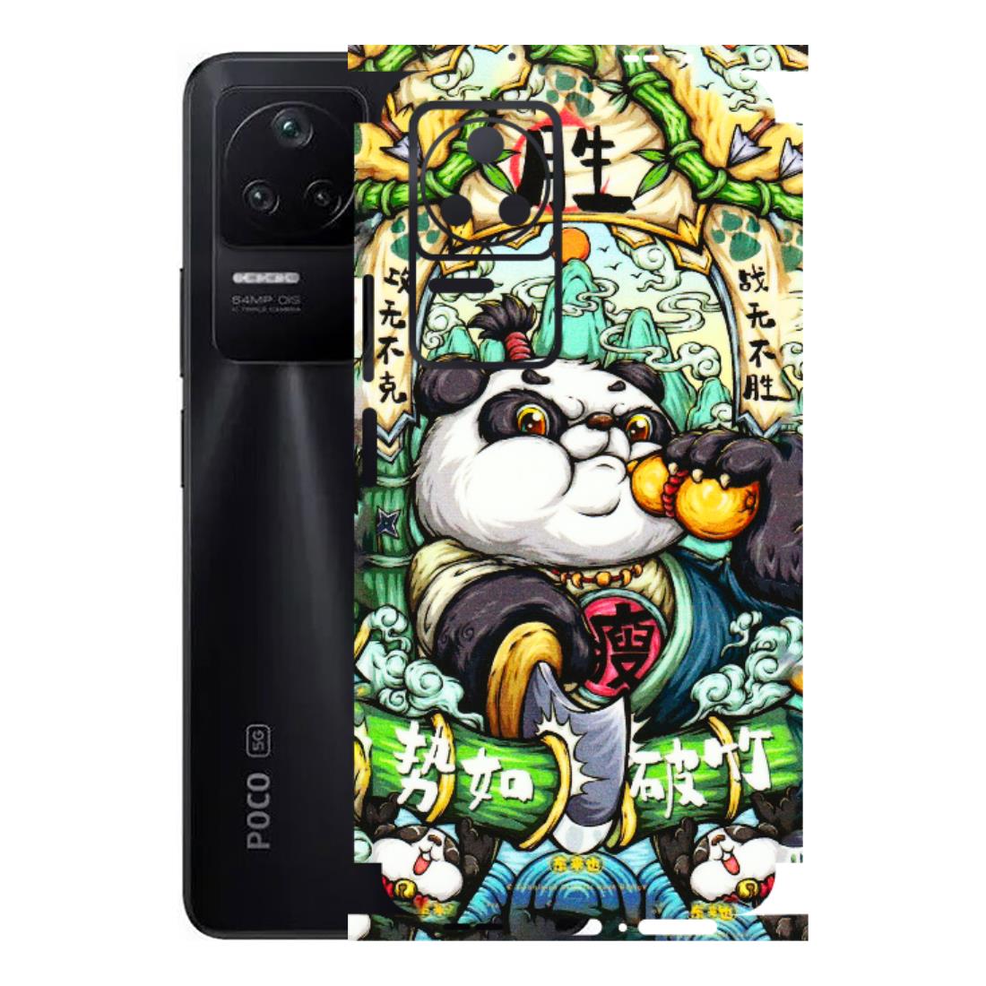 POCO Phone Skins (All Models) - Royal Rich Panda - 3D Embossed Finish (L-170) Poco F4 (5G)