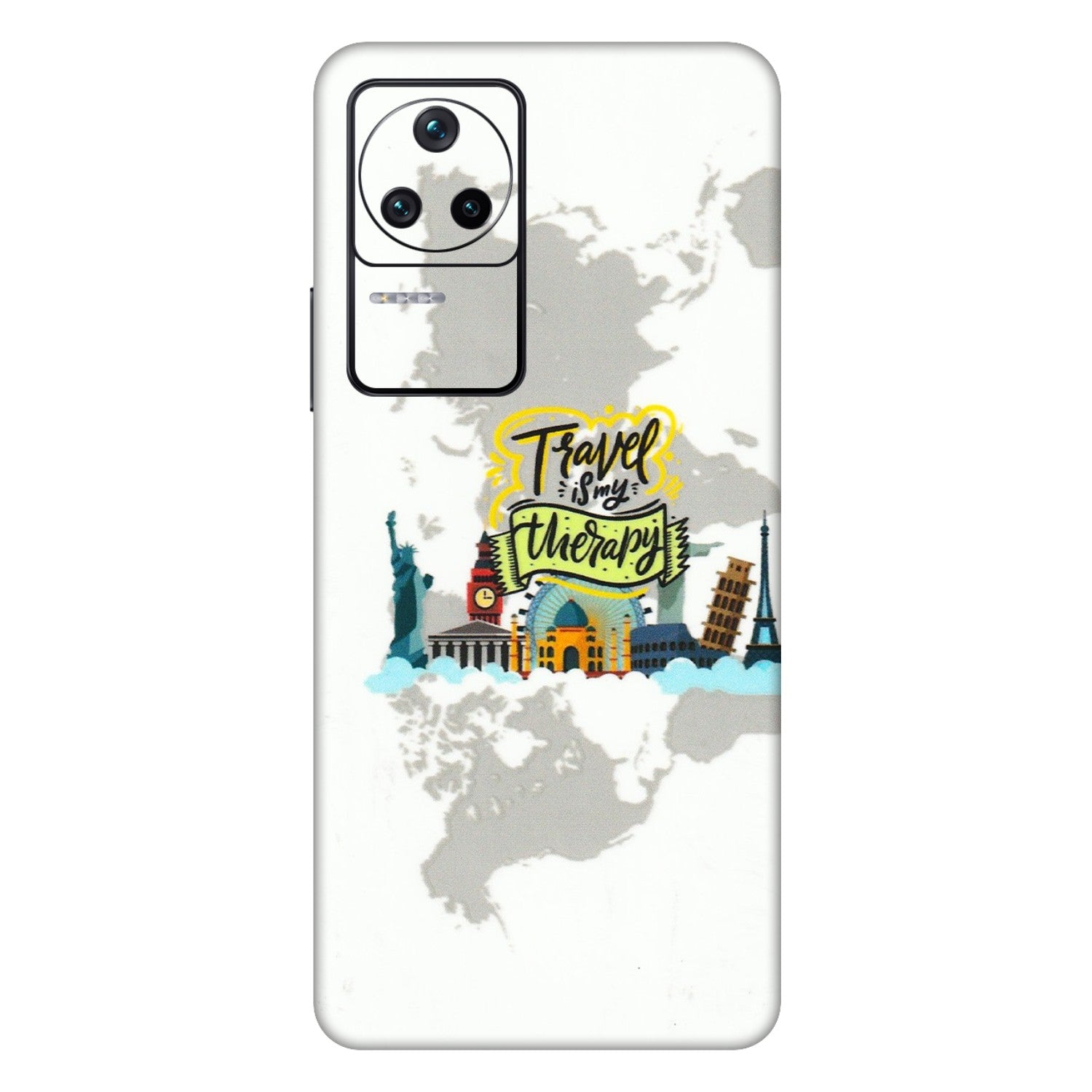 POCO Phone Skins (All Models) - Travel Therapy - 3D Embossed Finish (L-199) Poco F4 (5G)