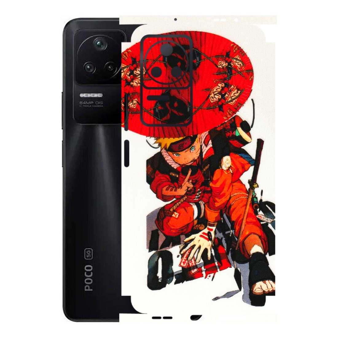 POCO Phone Skins (All Models) - Naruto - 3D Embossed Finish (L-208) Poco F4 (5G)