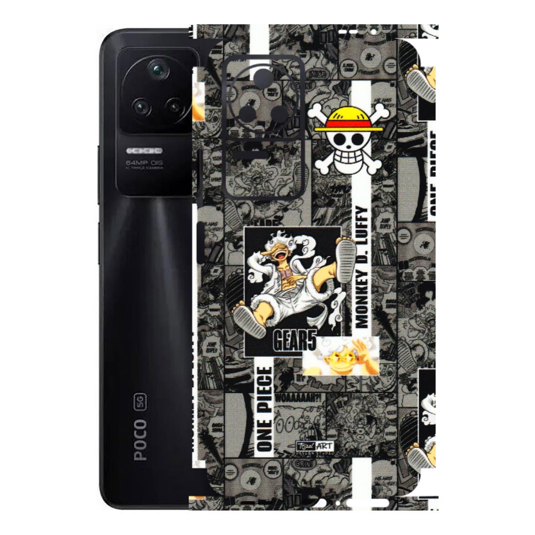 POCO Phone Skins (All Models) - Cuffy Anime MonkeyCamic - 3D Embossed Finish (L-242) Poco F4 (5G)