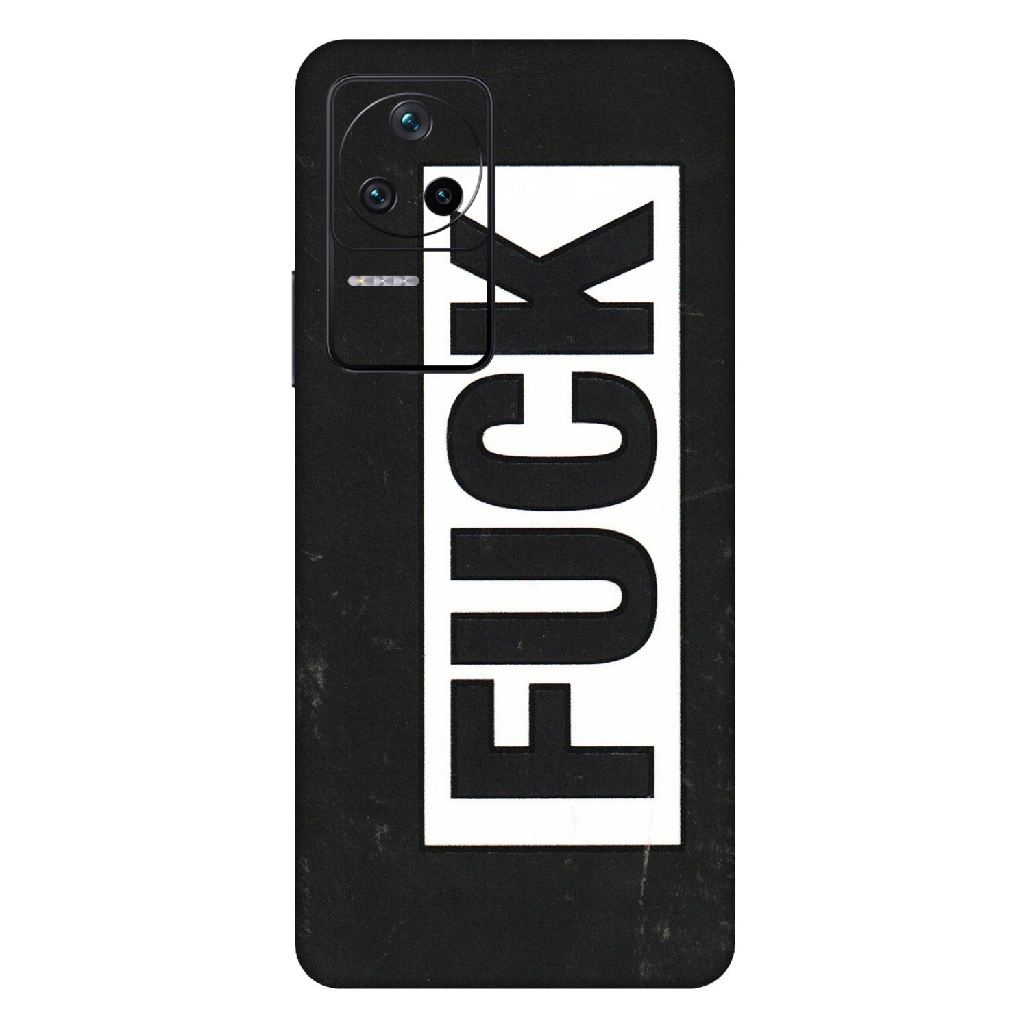 POCO Phone Skins (All Models) - The F Word - 3D Embossed Finish (L-255) Poco F4 (5G)
