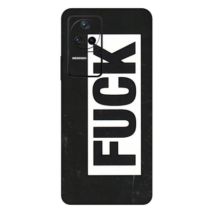 POCO Phone Skins (All Models) - The F Word - 3D Embossed Finish (L-255) Poco F4 (5G)