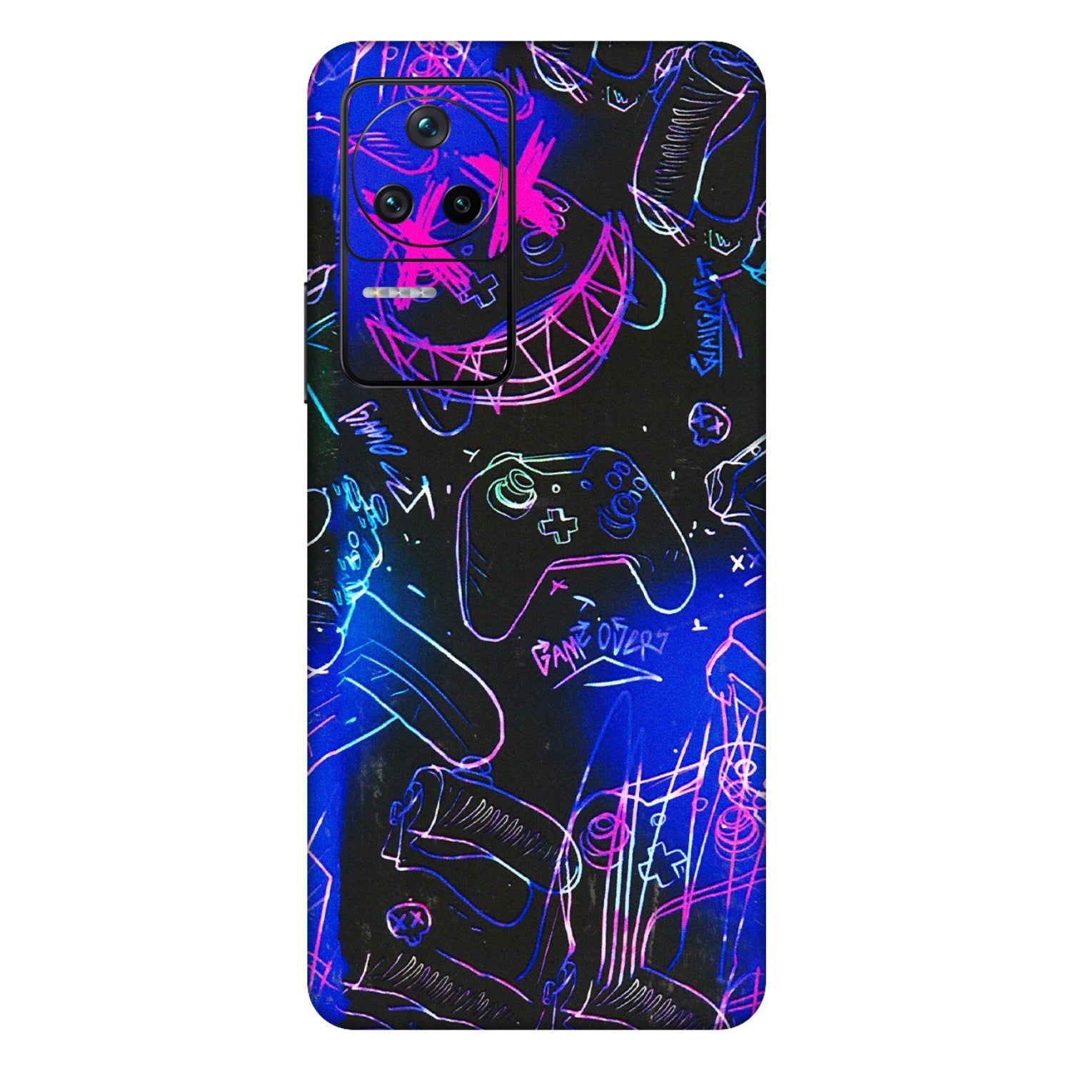 POCO Phone Skins (All Models) - Gamers Paradise - 3D Embossed Finish (L-258) Poco F4 (5G)