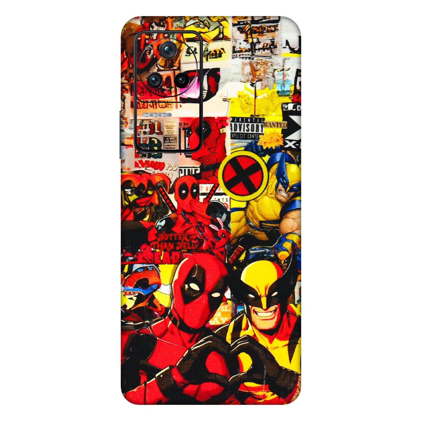 POCO Phone Skins (All Models) - Spidy Wolverine - 3D Embossed Finish (L-310) Poco F4 (5G)