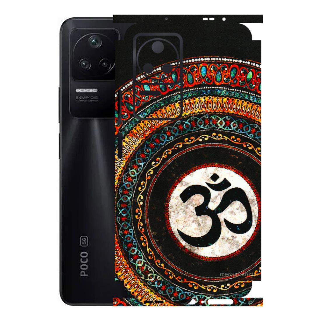 POCO Phone Skins (All Models) - Aum Chant Abstract - 3D Embossed Finish (L-42) Poco F4 (5G)