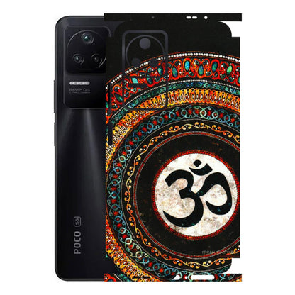 POCO Phone Skins (All Models) - Aum Chant Abstract - 3D Embossed Finish (L-42) Poco F4 (5G)