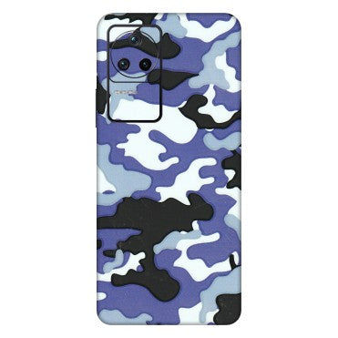 POCO Phone Skins (All Models) - Powerfull Military Camoflauge - 3D Embossed Finish (L-49) Poco F4 (5G)