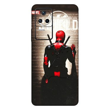 POCO Phone Skins (All Models) - Deadpool - 3D Embossed Finish (L-56) Poco F4 (5G)