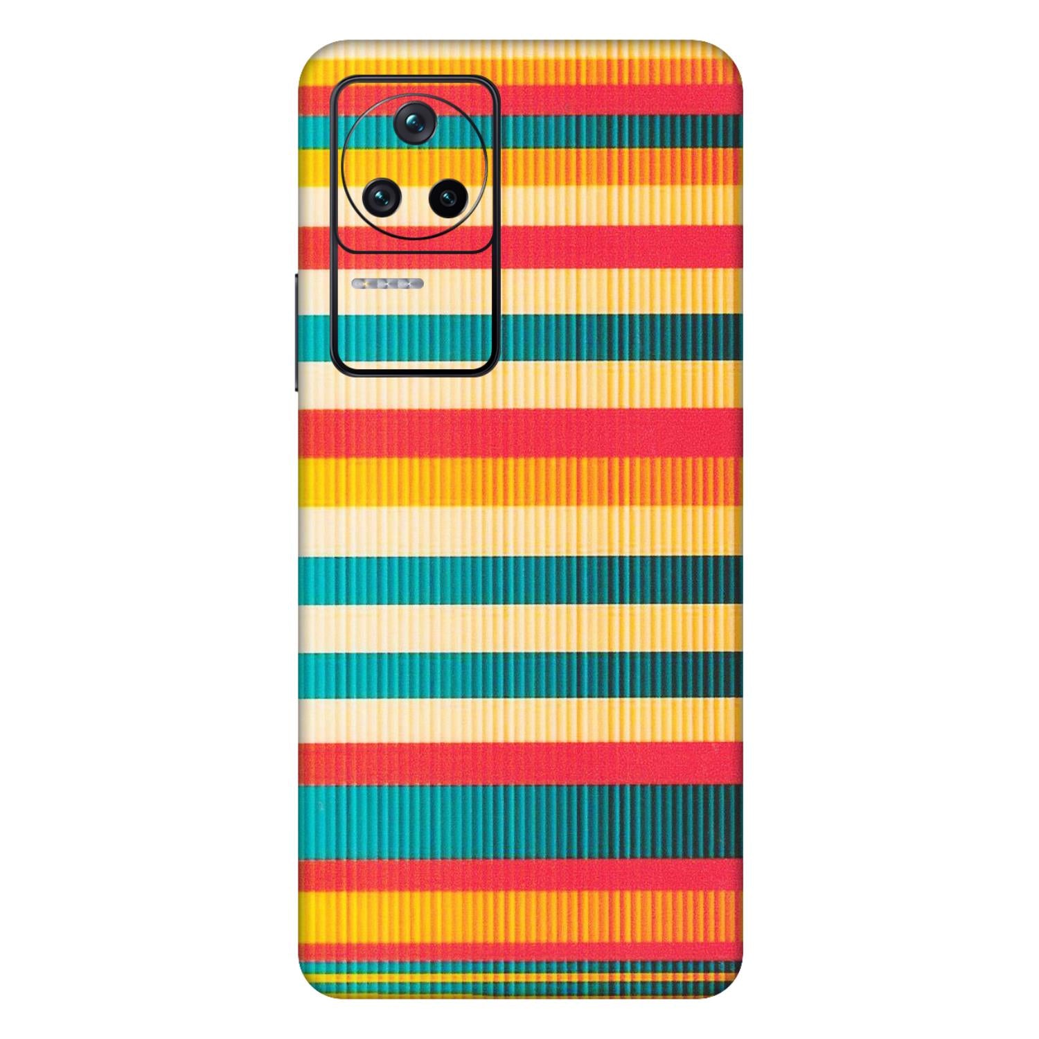 POCO Phone Skins (All Models) - Colourful Stripes Soothing Effect - Matte Finish (M-86) Poco F4 (5G)