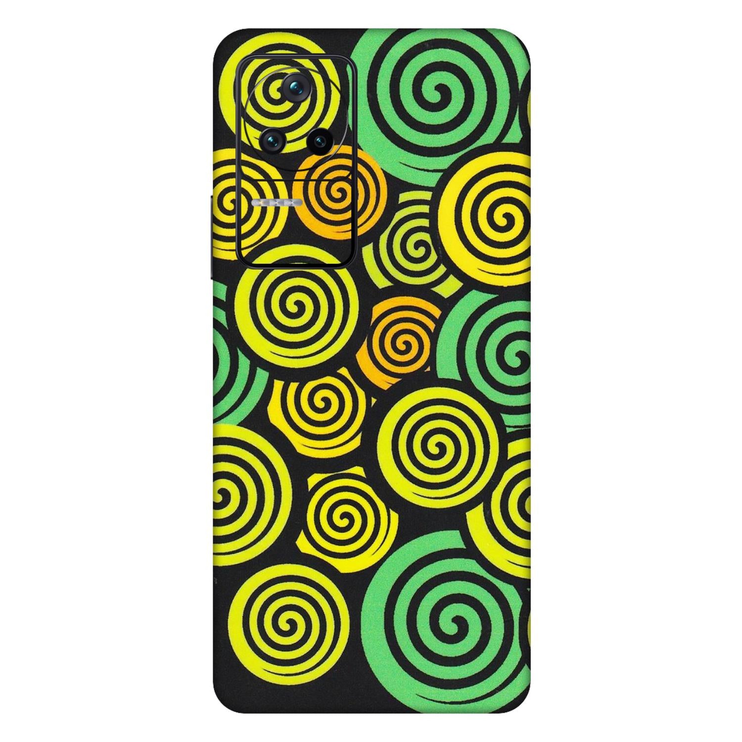 POCO Phone Skins (All Models) - Crazy Spiral - Matte Finish (M-91) Poco F4 (5G)