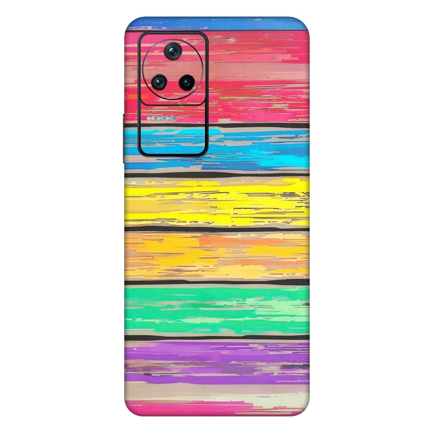 POCO Phone Skins (All Models) - Multi Colour Wooden Wall - Matte Finish (M-96) Poco F4 (5G)