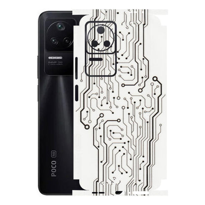 POCO Phone Skins (All Models) - Tech Circuits - Transparent Finish (T-03) Poco F4 (5G)