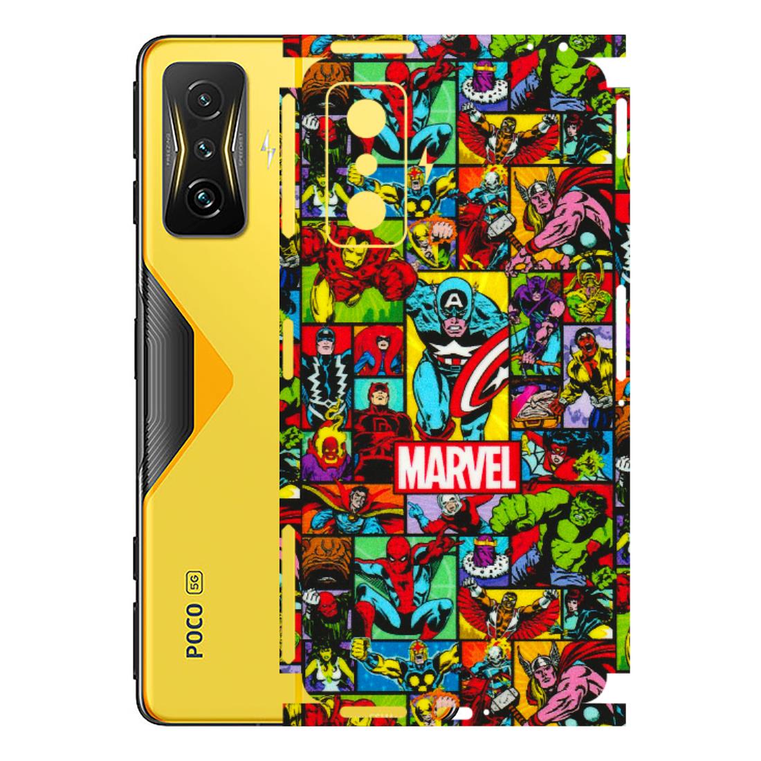 POCO Phone Skins (All Models) - MARVELOUS Comic Characters - 3D Embossed Finish (L-129) Poco F4 GT