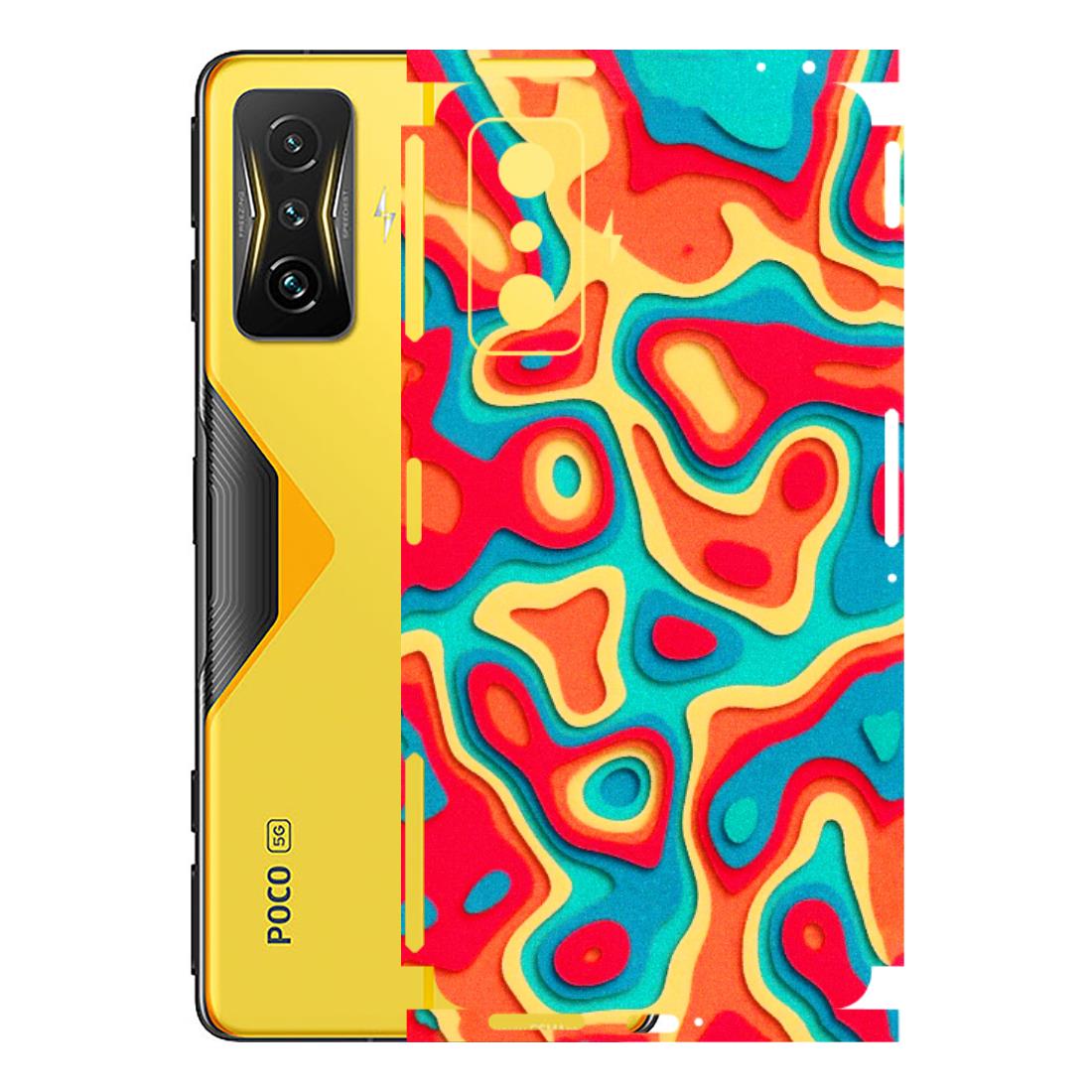 POCO Phone Skins (All Models) - Abstract Swirl - 3D Embossed Finish (L-150) Poco F4 GT