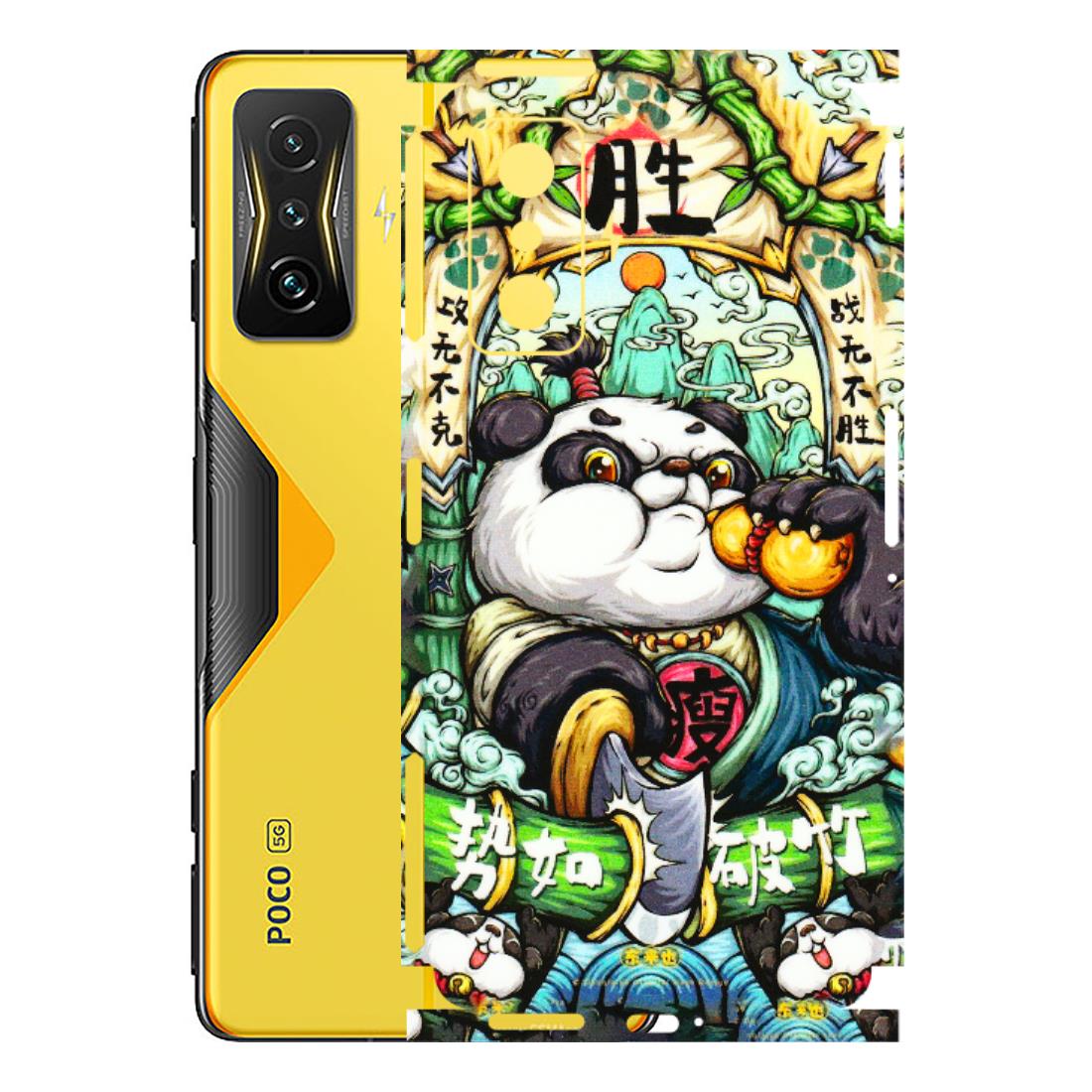 POCO Phone Skins (All Models) - Royal Rich Panda - 3D Embossed Finish (L-170) Poco F4 GT