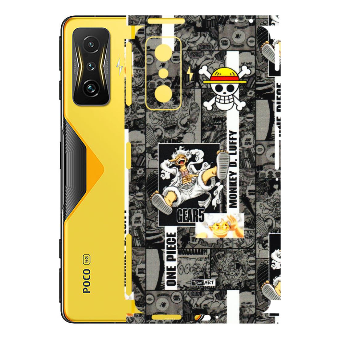 POCO Phone Skins (All Models) - Cuffy Anime MonkeyCamic - 3D Embossed Finish (L-242) Poco F4 GT