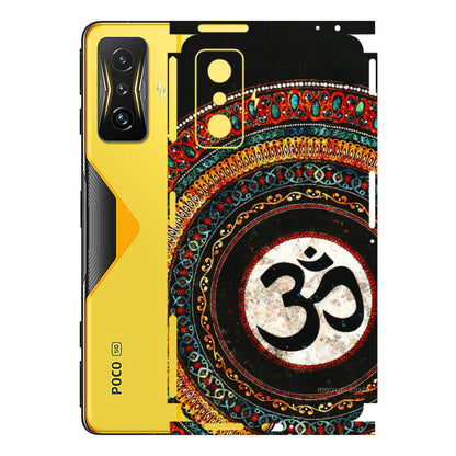 POCO Phone Skins (All Models) - Aum Chant Abstract - 3D Embossed Finish (L-42) Poco F4 GT
