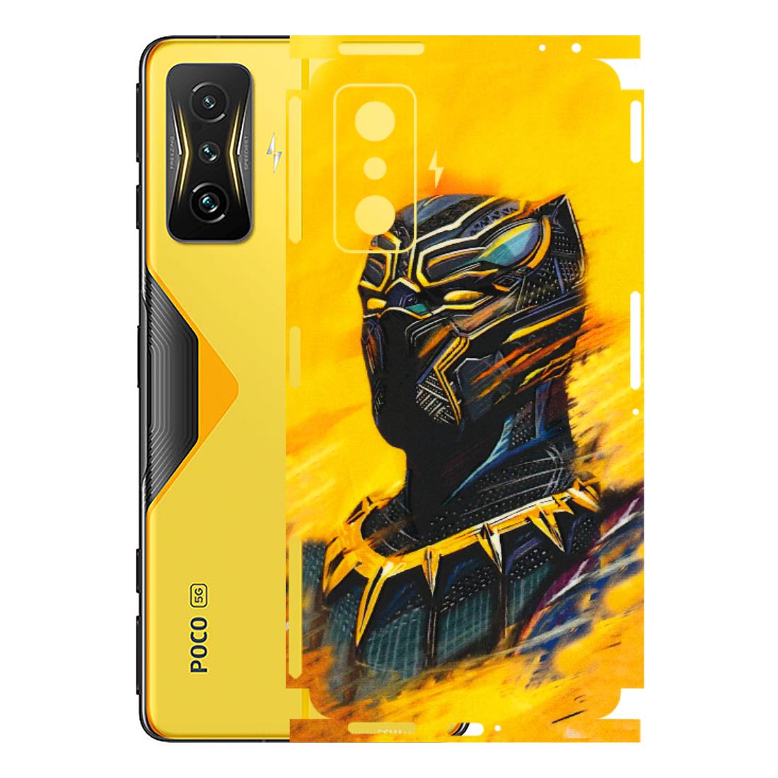POCO Phone Skins (All Models) - Yellow Panther - 3D Embossed Finish (L-54) Poco F4 GT