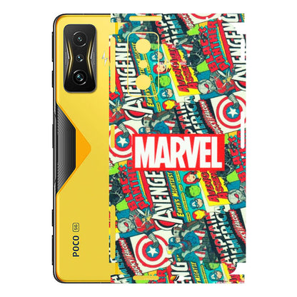 POCO Phone Skins (All Models) - Marvel Comic Lover - Matte Finish (M-30) Poco F4 GT