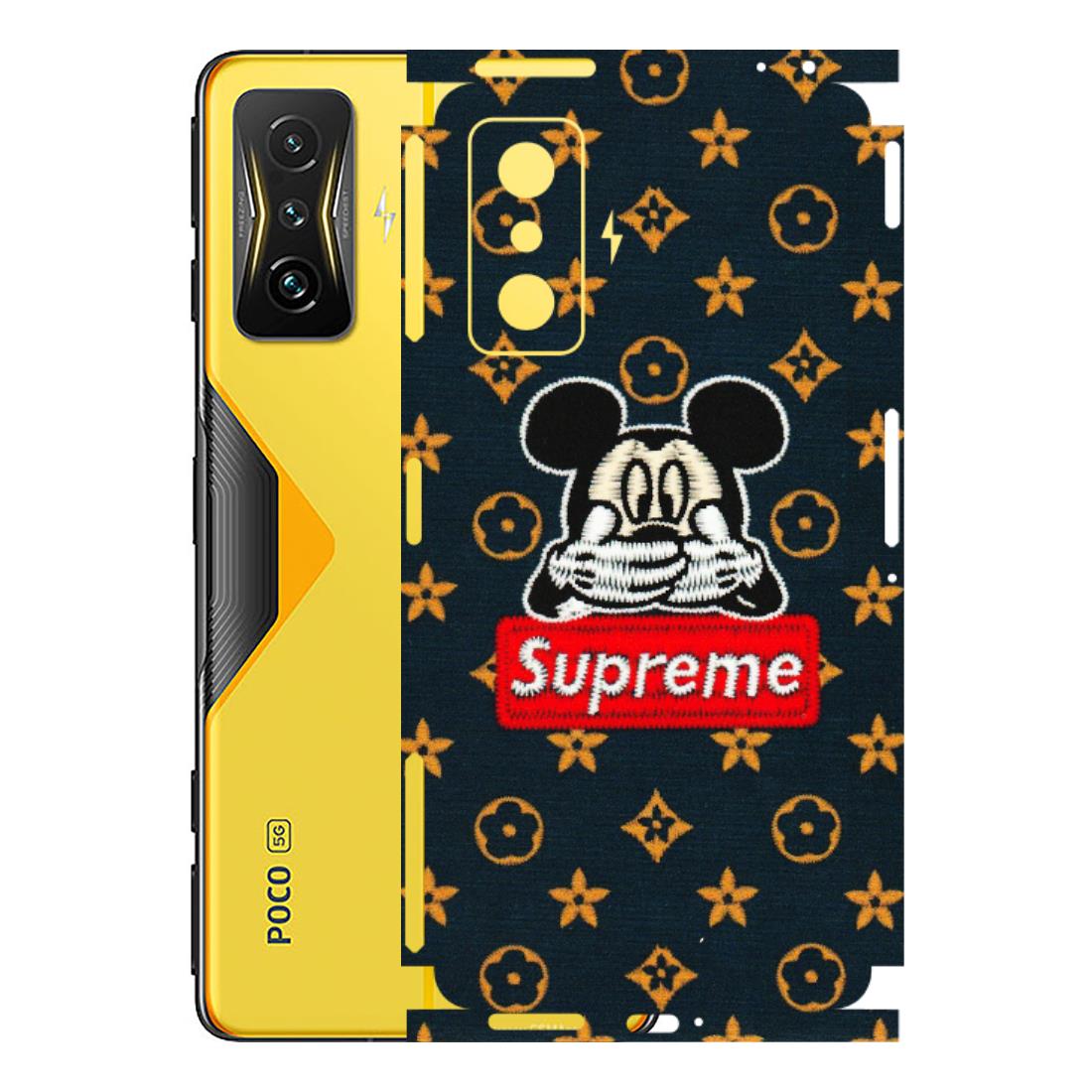 POCO Phone Skins (All Models) - Mickey Supreme - Matte Finish (M-83) Poco F4 GT