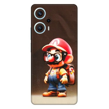 POCO Phone Skins (All Models) - Little Mario - 3D Embossed Finish (L-119) Poco F5 (5G)