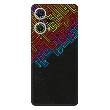 POCO Phone Skins (All Models) - Dotme Pattern Art - 3D Embossed Finish (L-121) Poco F5 (5G)